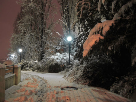 Snow in paris by laurent chéhère