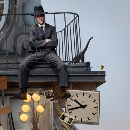 Flying house bricabrac by laurent chéhère