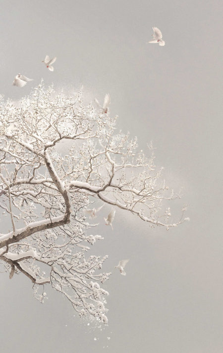 "solstice" flying houses by laurent chéhère