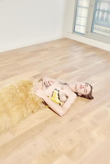 Zeynep represents xuan paris campaign aw