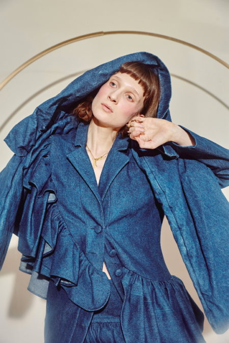 Zeynep represents xuan paris campaign aw