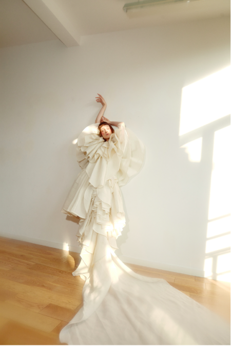 Zeynep represents xuan paris campaign aw