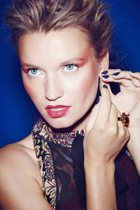 Christmas make up special for elle international by marc philbert