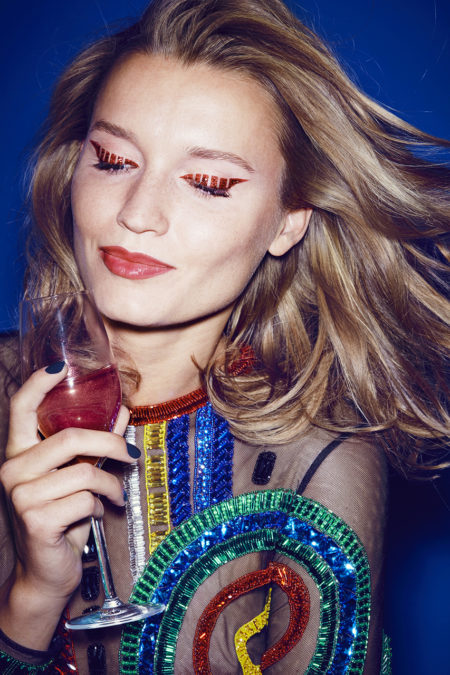 Christmas make up special for elle international by marc philbert