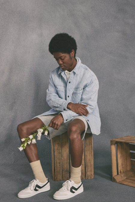 Zeynep represents levis sneakers